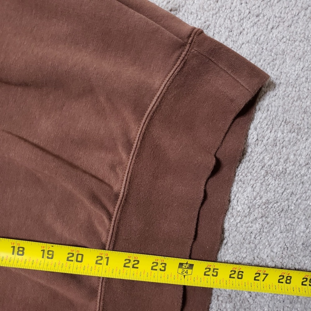 Nike Sweatsuit Women XL Brown Cropped Oversize Hoodie Sweatshirt Jogger Set READ - Picture 7 of 16